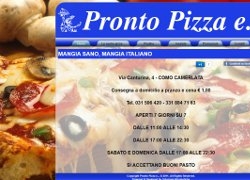 Pronto Pizza E... Snapshot del sito