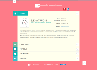 Elena Trudini - Junior Drupal Frontend Developer